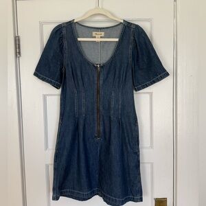 Madewell Denim Short Sleeve Dress